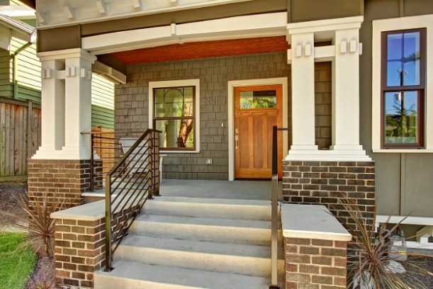 renovated craftsman bungalow seattle porch