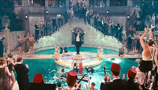 robert redford great gatsby pool