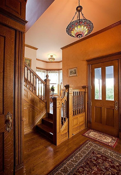 queen anne victorian house interior