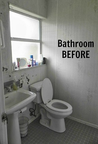 Renato's bathroom makeover BEFORE