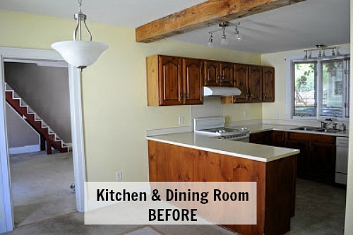 Laurel's New Englander Maine Kitchen BEFORE