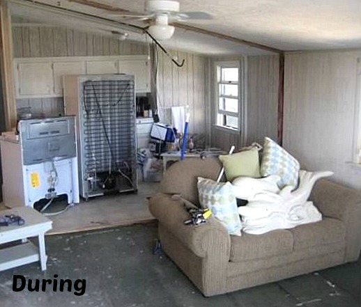 Latitude Adjustment Beach House kitchen DURING