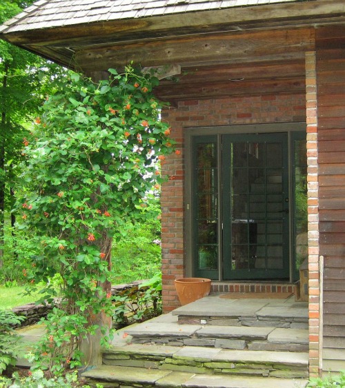 Marshfield Vermont cottage front door