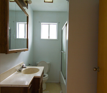 How Sarah Made Her Small Bungalow Bath Look Bigger