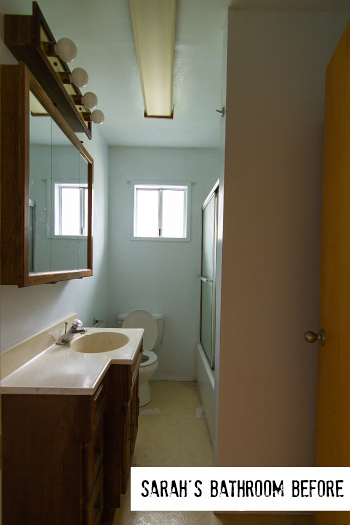 Sarah's Bathroom BEFORE Remodel