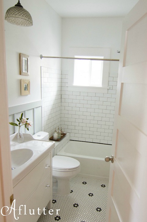 A Small Bungalow Bathroom Makeover - Hooked on Houses