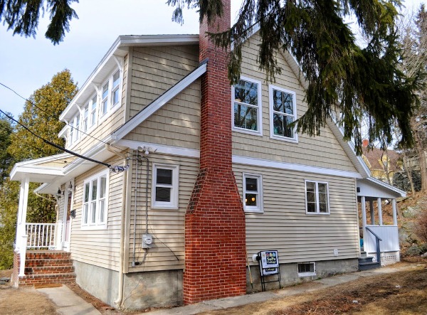 Cape Cod Beach House After Remodel Side View