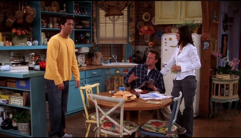 monica's kitchen table on friends