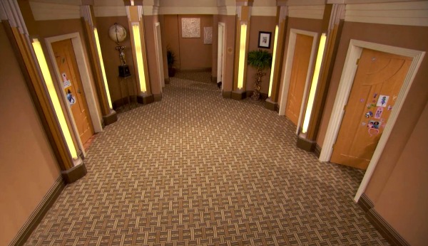 Bedroom Hallway on TV Show Jessie (1)