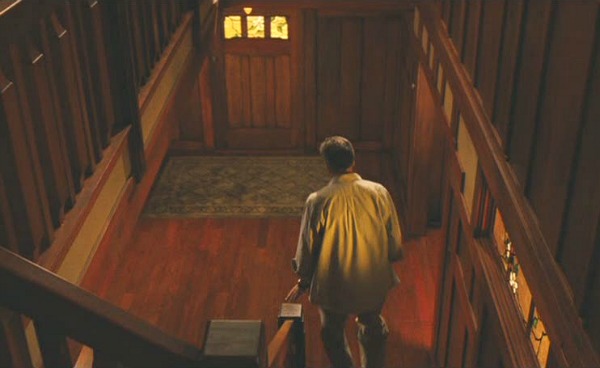 Zathura movie house Craftsman staircase