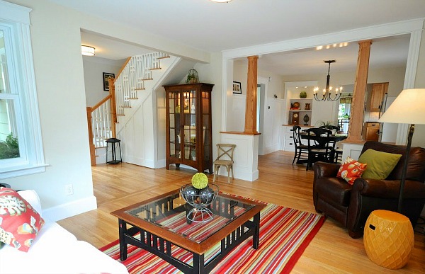 Craftsman Bungalow Living Room AFTER