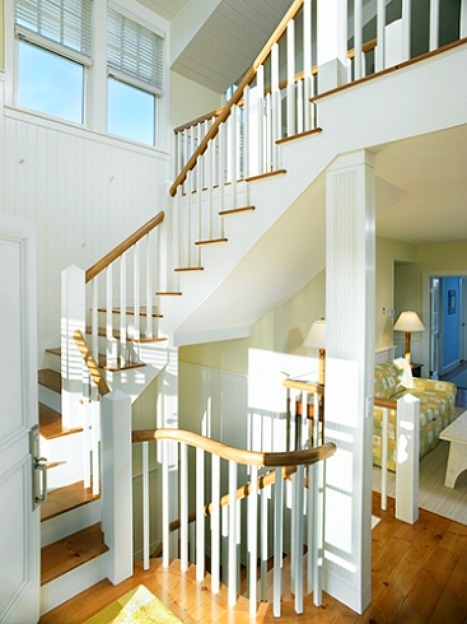 staircase in beach house