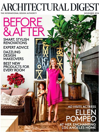 Architectural Digest Ellen Pompeo Nov 14 issue