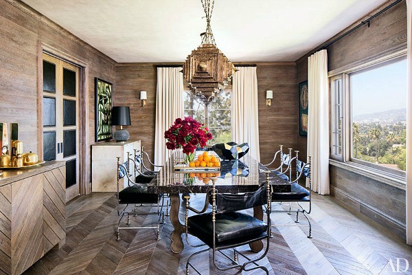 Ellen Pompeo's Dining Room in AD 2014