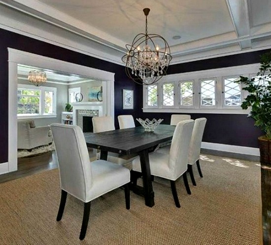 Plum dining room AFTER