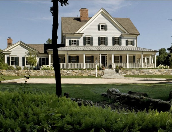 Modern Farmhouse with wraparound porch