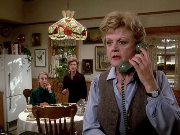 Angela Lansbury in Murder She Wrote kitchen