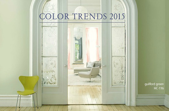 Benjamin Moore Color of 2015 Guildford Green