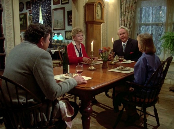 characters sitting around dining table