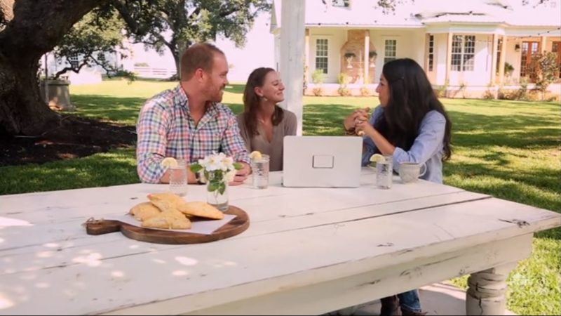 Joanna Gaines with clients Magnolia Farm