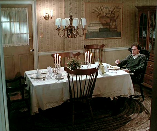 Cape Cod house in Mr. Mom movie dining room