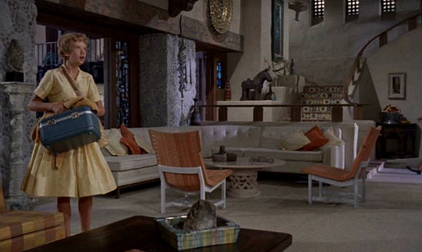 great room with sectional sofa in parent trap movie