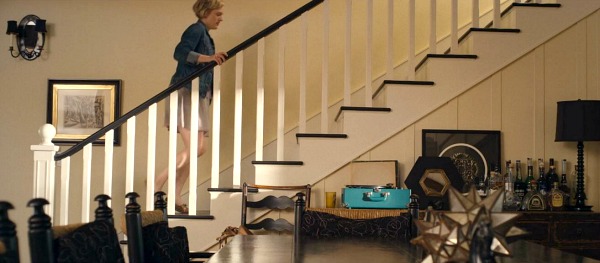 staircase in main house in The One I Love movie