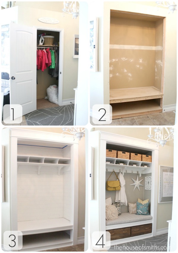 5 Ideas for Converting Your Extra Closet Into an Office, Mudroom