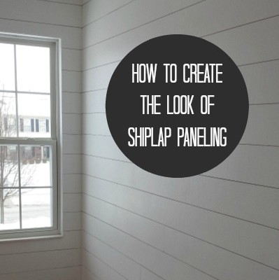 How to Hang (Fake) Shiplap in Your House | hookedonhouses.net