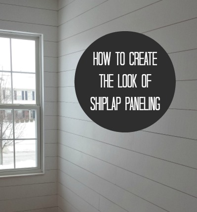 How to Hang (Fake) Shiplap in Your House | hookedonhouses.net