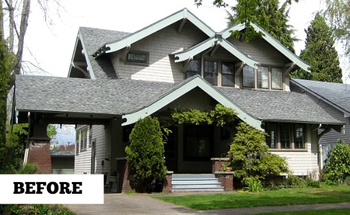 Portland Craftsman from 1912 BEFORE Restoration | hookedonhouses.net