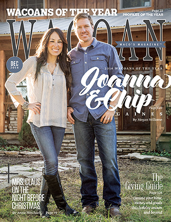 Chip and Joanna Gaines on the cover of Wacoan magazine