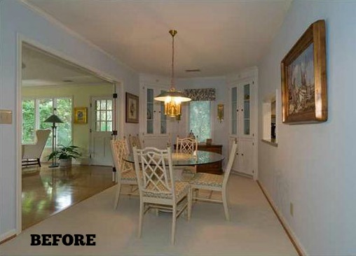 dining room before remodel