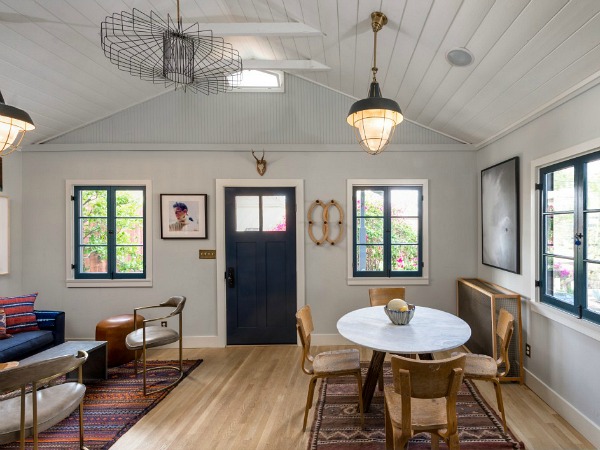 A Little Blue Bungalow For Sale In Los Feliz California