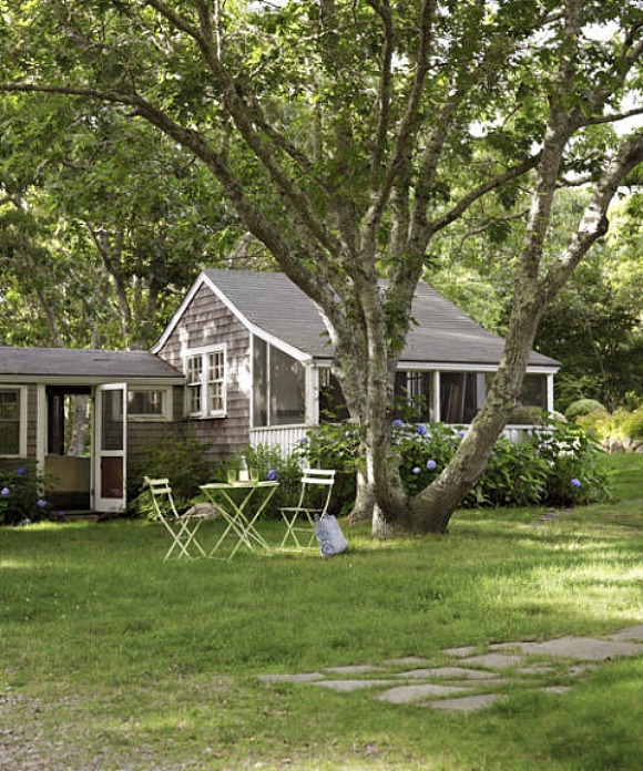 Tony Shalhoub and Brooke Adams Cottage on Martha's Vineyard Exterior