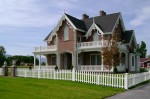 New House Built with American Gothic Revival Style