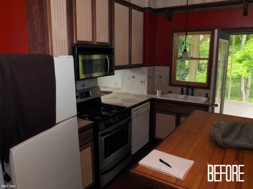 kitchen before makeover