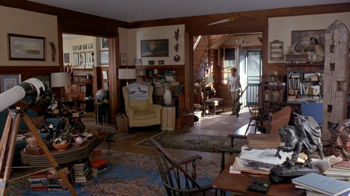 inside the house from Man Without a Face movie