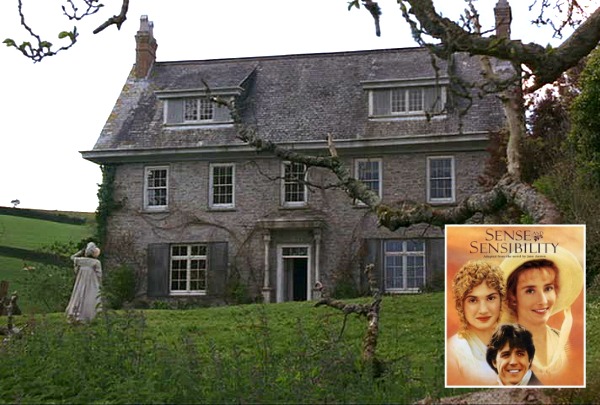 Barton Cottage in the movie "Sense and Sensibility" with Emma Thompson and Kate Winslet | hookedonhouses.net