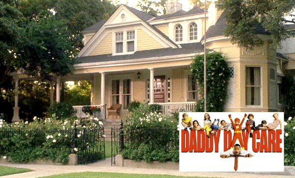 "Daddy Day Care" movie Eddie Murphy's yellow house | hookedonhouses.net