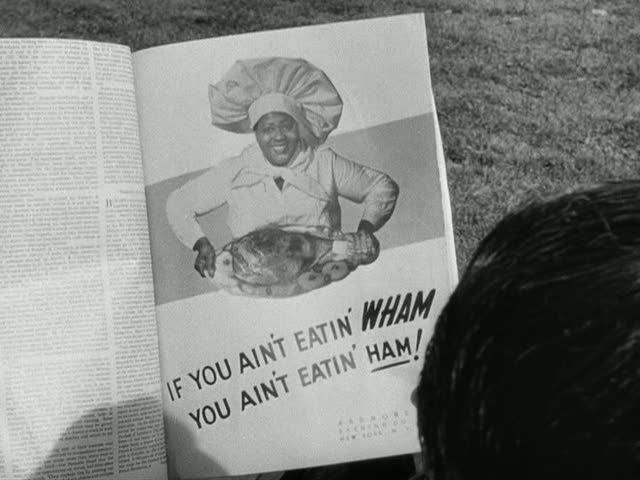 ad for Wham in magazine with Louise Beavers