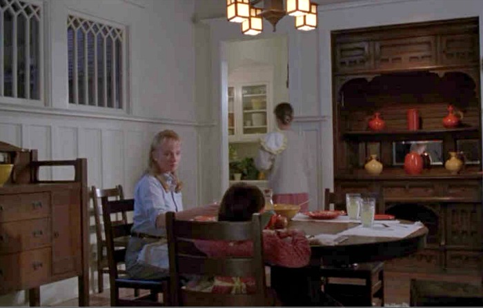 "The Hand That Rocks the Cradle" movie house dining room