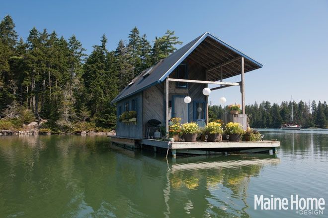 Tiny Floating House Maine Home and Design