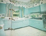 blue kitchen from 1956