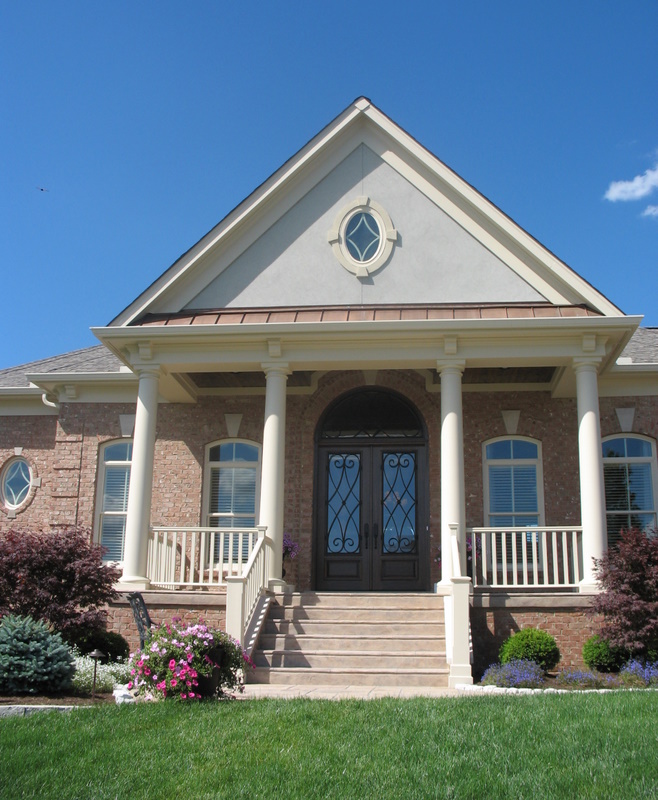 large house with porch