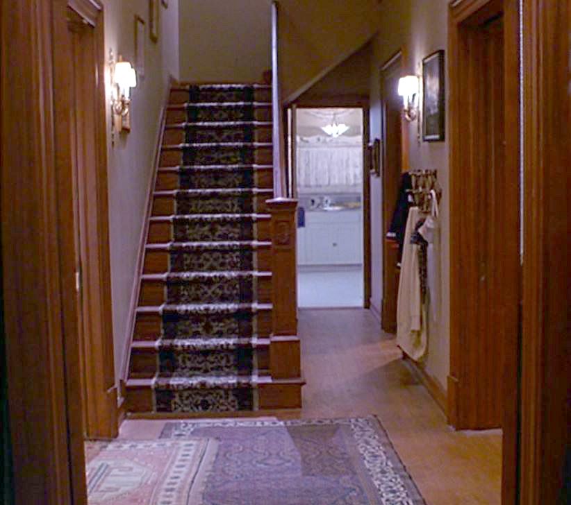 staircase in front entry hall 