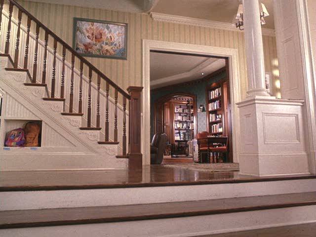 side view of staircase
