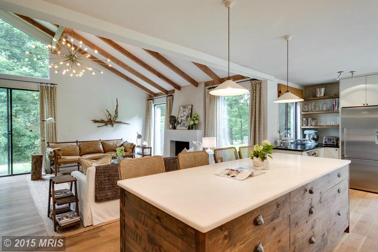 kitchen island with barstools