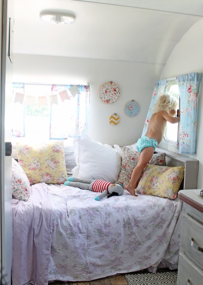 Brittany York's vintage style camper