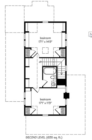 Sugarberry Cottage floor plan 